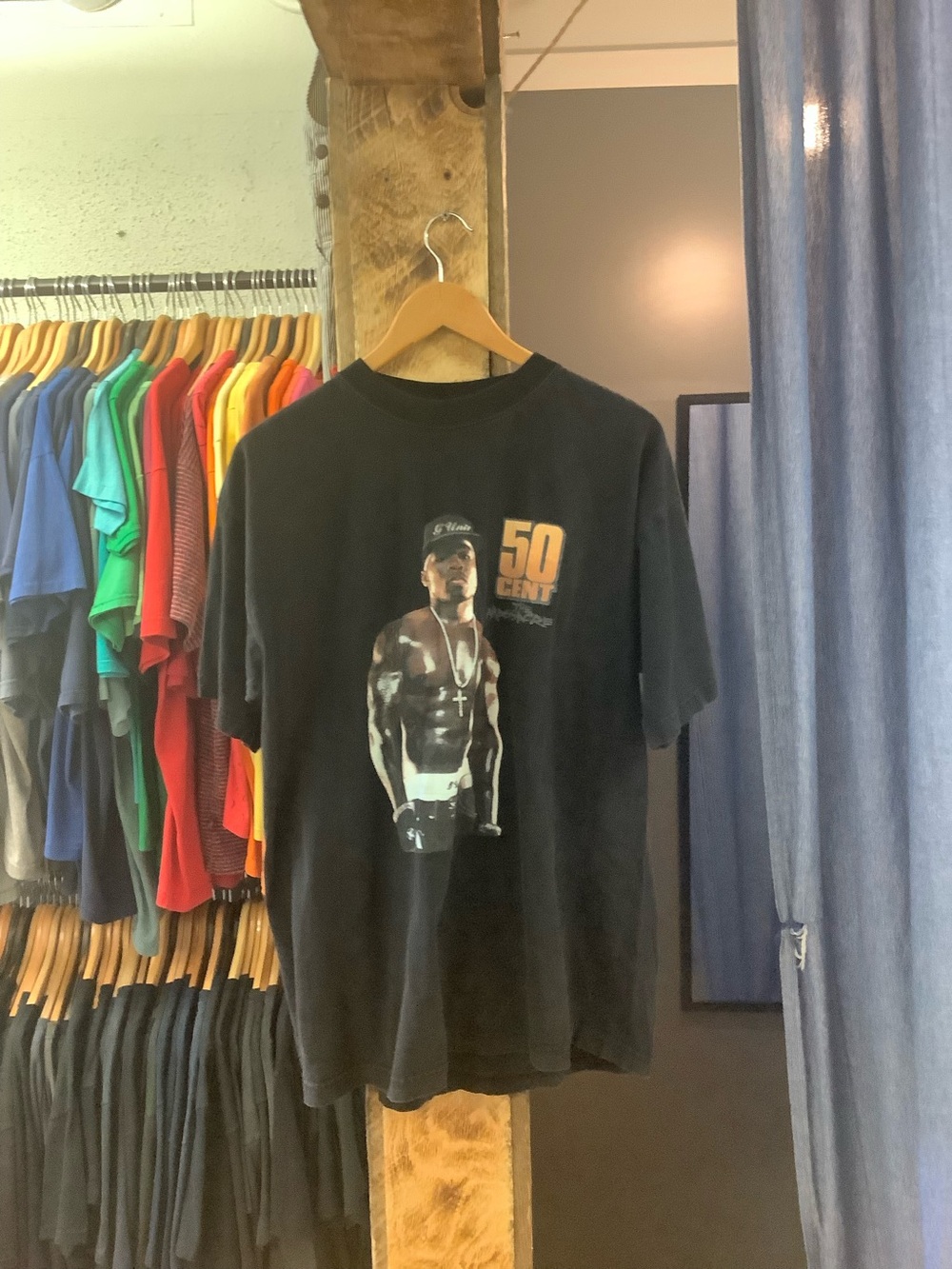 Vintage 50 cent Black Graphic T-shirt